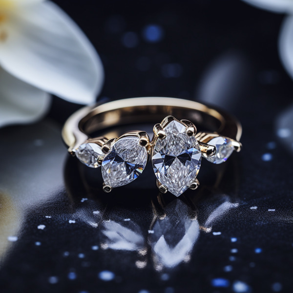 What are the latest design trends in lab grown diamond rings