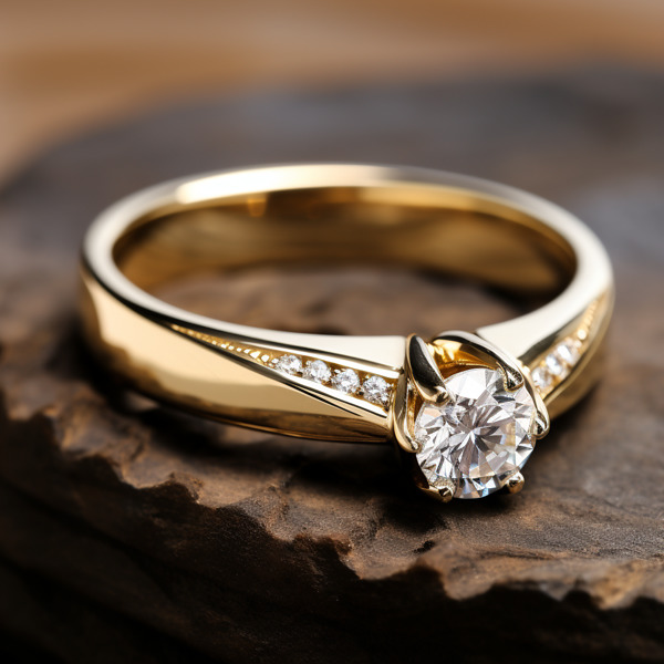 What does a diamond symbolize in a ring