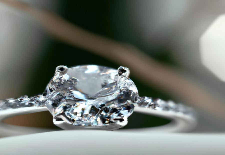 Lab grown diamond rings in the market 